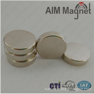 N42 Neodymium Disc Magnets 7mm dia. x 2mm thick